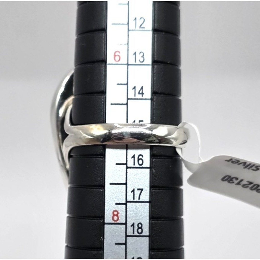 Genuine Green Variscite Ring Size 7.5 Sterling Silver Teardrop Handmade NWT - Picture 9 of 10